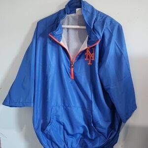 New York Mets Blue Pullover Jacket. Never Worn.